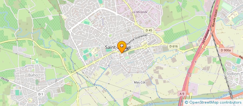 localisation de l'entreprise SCI DEL MONESTIR  SAINT-ESTEVE