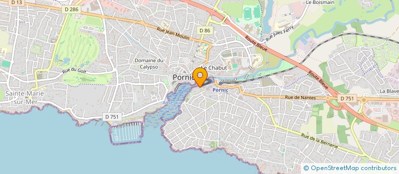 localisation de l'entreprise SCI DEL MONTE  PORNIC