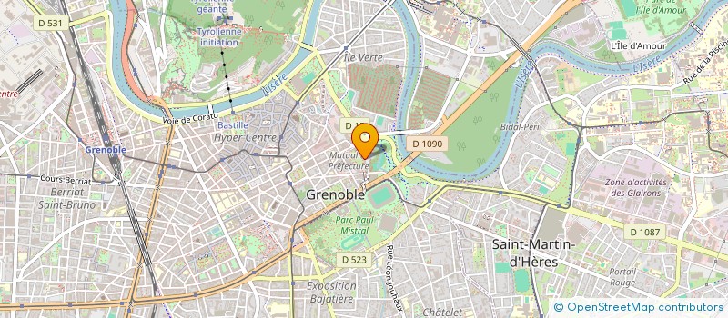 localisation de l'entreprise SCI DEL-PHI  GRENOBLE