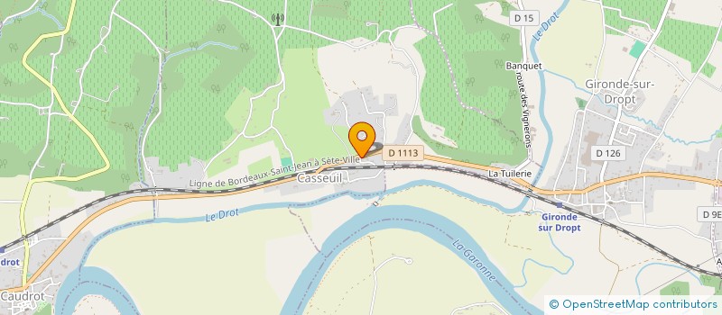 localisation de l'entreprise SCI DEL PUERTO  LAMOTHE-LANDERRON