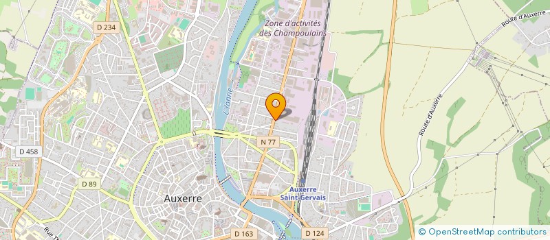 localisation de l'entreprise SCI DEL SOL à AUXERRE
