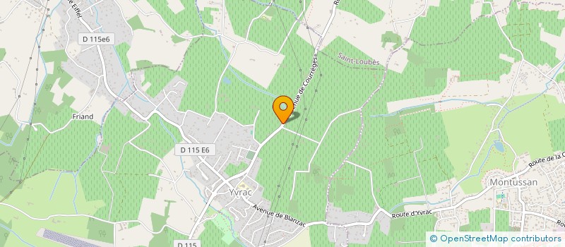 localisation de l'entreprise SCI DEL SOL  YVRAC