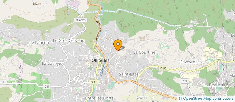 localisation de l'entreprise SCI DEL SOL ET DEL MAR  OLLIOULES