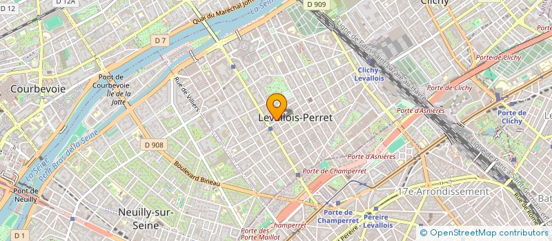 localisation de l'entreprise SCI DEL TAL à LEVALLOIS-PERRET
