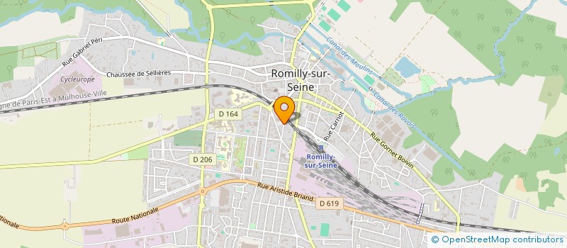 localisation de l'entreprise SCI DEL'VAL à ROMILLY-SUR-SEINE
