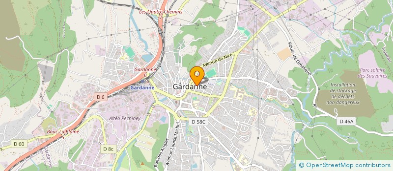 localisation de l'entreprise SCI DEL VALLE à GARDANNE