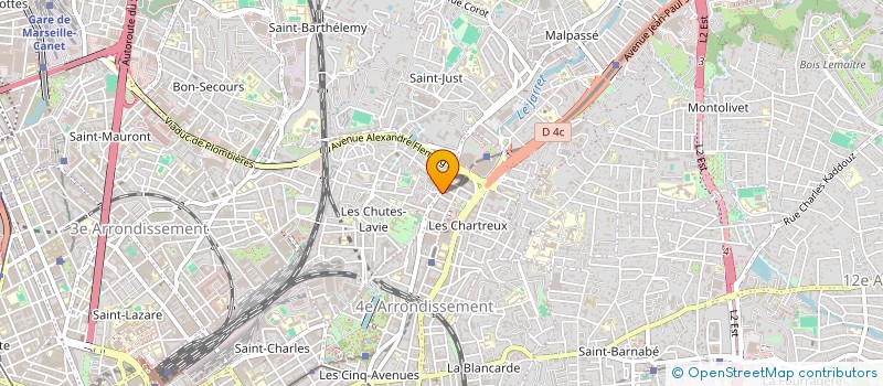 localisation de l'entreprise SCI DELA 106 à MARSEILLE