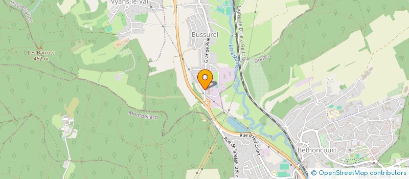 localisation de l'entreprise SCI DELA  HERICOURT