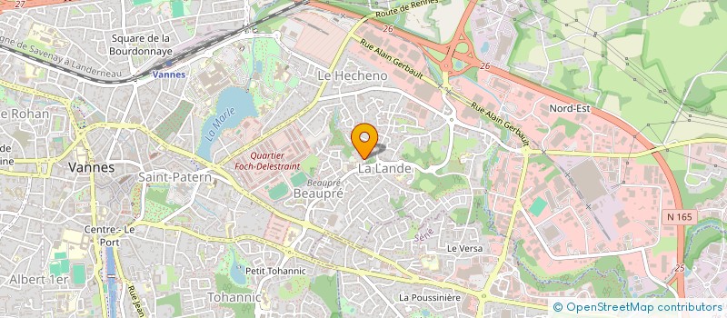 localisation de l'entreprise SCI DELAB à VANNES