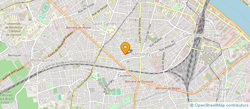 localisation de l'entreprise SCI DELABANT WILSON  BORDEAUX