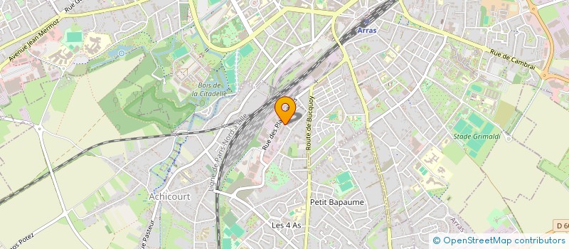 localisation de l'entreprise SCI DELABEL  ACHICOURT