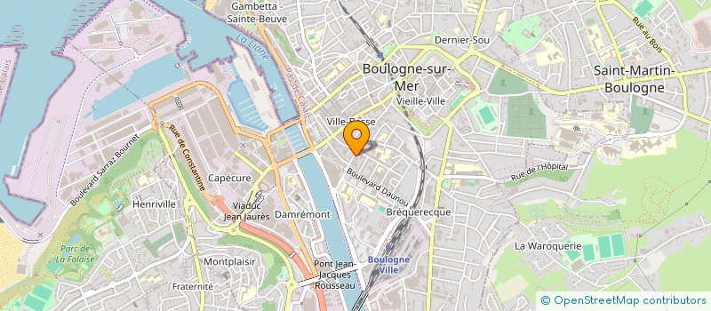 localisation de l'entreprise SCI DELABRE à BOULOGNE-SUR-MER