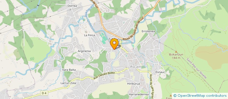 localisation de l'entreprise SCI DELABY FAMILY  ASCAIN