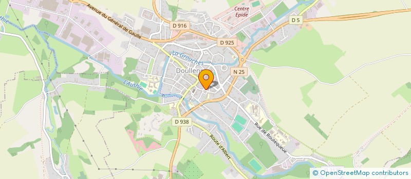 localisation de l'entreprise SCI DELACHAPELLE  DOULLENS