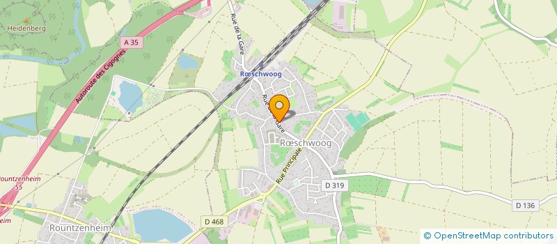 localisation de l'entreprise SCI DELACOUR  RSCHWOOG