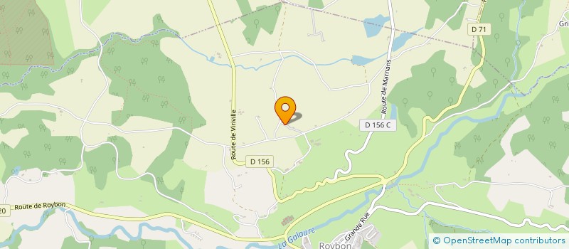 localisation de l'entreprise SCI DELACROIX  ROYBON