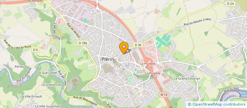 localisation de l'entreprise SCI DELACROIX  PLERIN