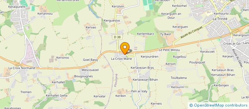 localisation de l'entreprise SCI DELACROIX  PLOUZANE