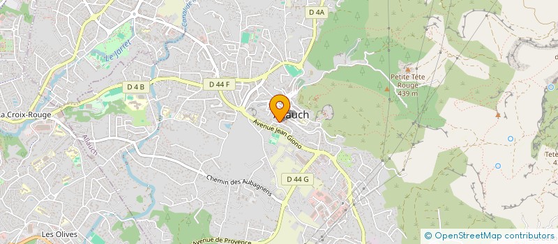 localisation de l'entreprise SCI DELACROIX ROUGE  ALLAUCH