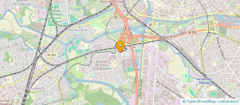 localisation de l'entreprise SCI DELACROIX SENIOREE  STRASBOURG