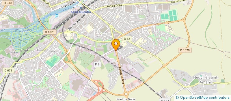 localisation de l'entreprise SCI DELAF à SAINT-QUENTIN