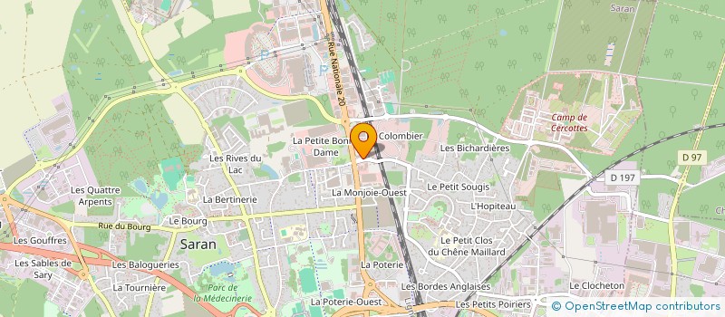 localisation de l'entreprise SCI DELAFORGE à SARAN