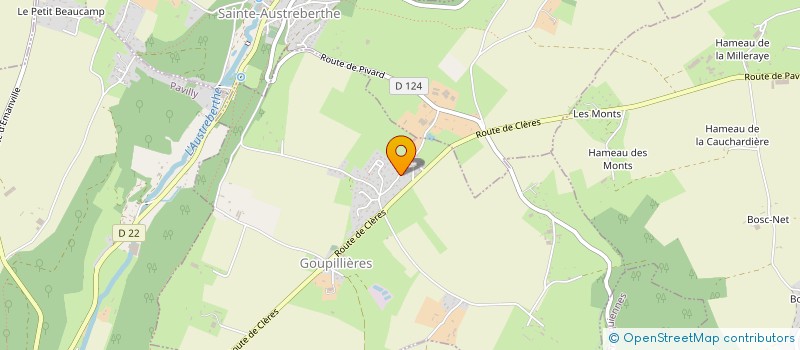 localisation de l'entreprise SCI DELAFOSSE  GOUPILLIERES