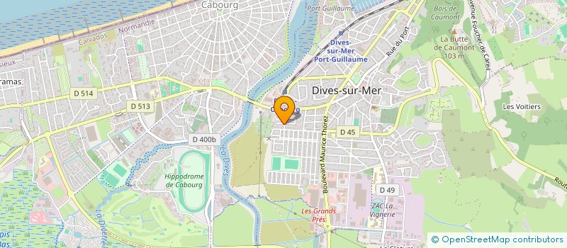 localisation de l'entreprise SCI DELAFOUCH à DIVES-SUR-MER