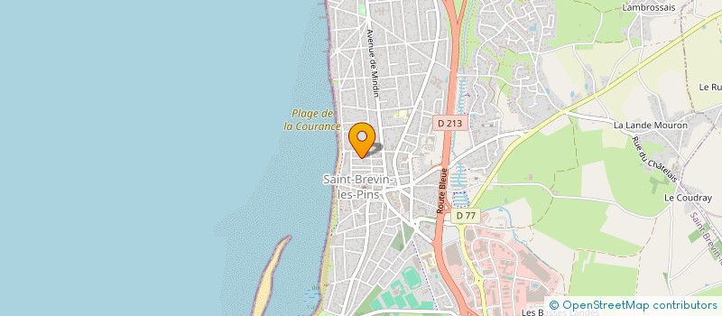 localisation de l'entreprise SCI DELAGRANGE à SAINT-BREVIN-LES-PINS