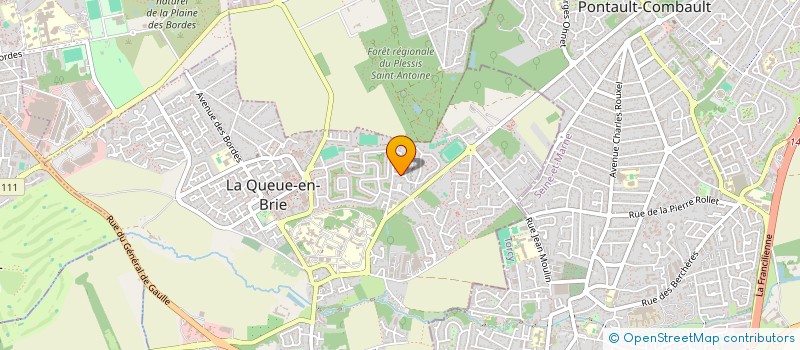 localisation de l'entreprise SCI DELAHAYE  LA QUEUE-EN-BRIE