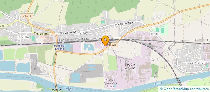 localisation de l'entreprise SCI DELAHAYE IMMO  ALIZAY