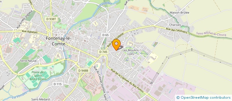 localisation de l'entreprise SCI DELAHOCHE  FONTENAY-LE-COMTE