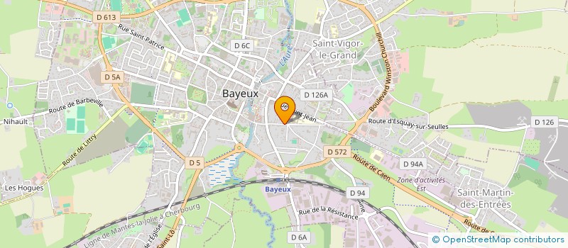localisation de l'entreprise SCI DELAIN TURGIS  BAYEUX