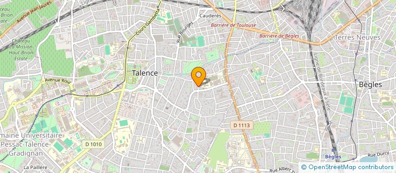 localisation de l'entreprise SCI DELALANDE  TALENCE