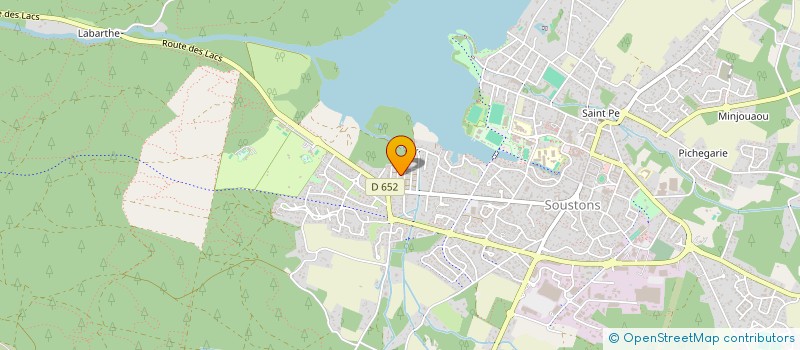 localisation de l'entreprise SCI DELALANDE  SOUSTONS