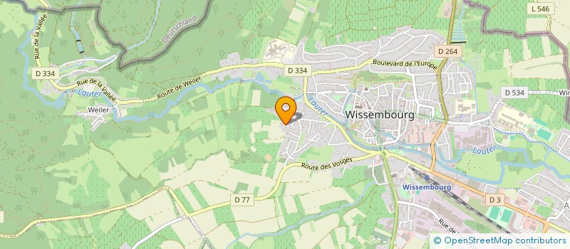 localisation de l'entreprise SCI DELALANDE  WISSEMBOURG