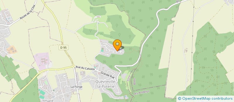 localisation de l'entreprise SCI DELALANDE  QUEVREVILLE-LA-POTERIE