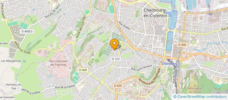 localisation de l'entreprise SCI DELALEE à CHERBOURG-EN-COTENTIN