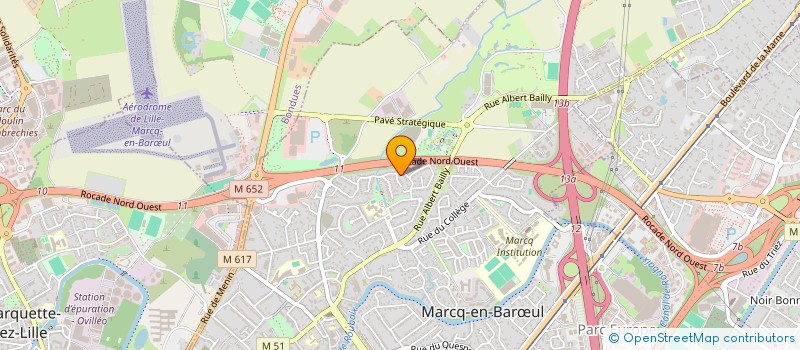 localisation de l'entreprise SCI DELAM à MARCQ-EN-BARŒUL