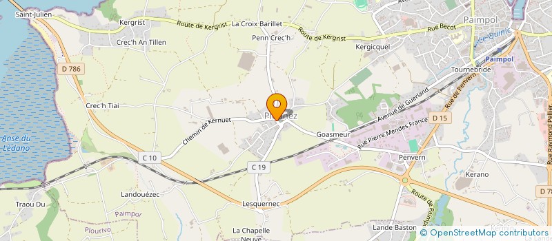 localisation de l'entreprise SCI DELAMARCHE  PAIMPOL