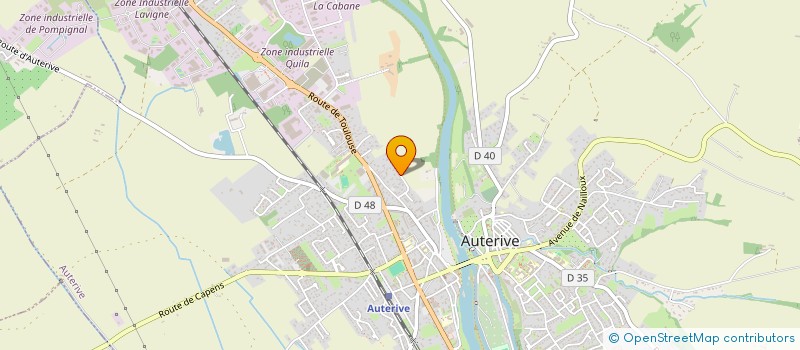 localisation de l'entreprise SCI DELAMARE  AUTERIVE