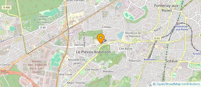 localisation de l'entreprise SCI DELAMARE à LE PLESSIS-ROBINSON
