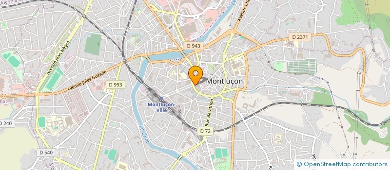 localisation de l'entreprise SCI DELAMARE à MONTLUCON