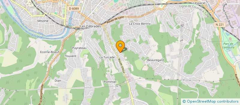 localisation de l'entreprise SCI DELAMARE  BOULAZAC ISLE MANOIRE