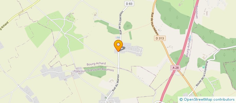 localisation de l'entreprise SCI DELAMARE  BOURG-ACHARD