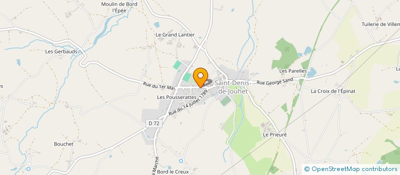 localisation de l'entreprise SCI DELAMARRE à SAINT-DENIS-DE-JOUHET