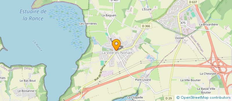 localisation de l'entreprise SCI DELAMARRE MEURIC  LA VILLE ES NONAIS