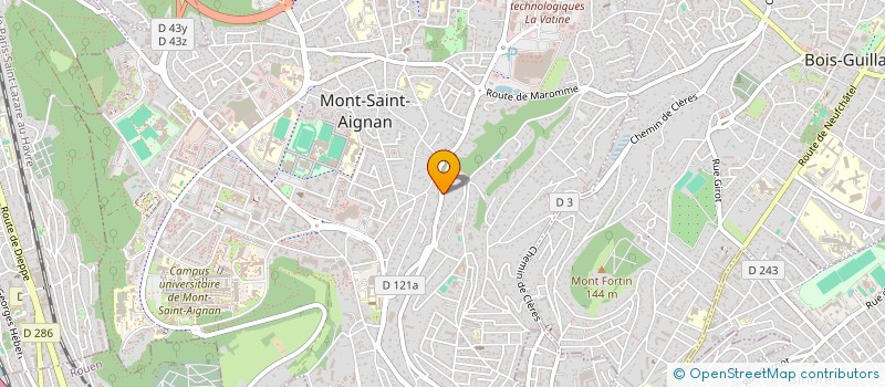 localisation de l'entreprise SCI DELAMBRE 32  MONT-SAINT-AIGNAN