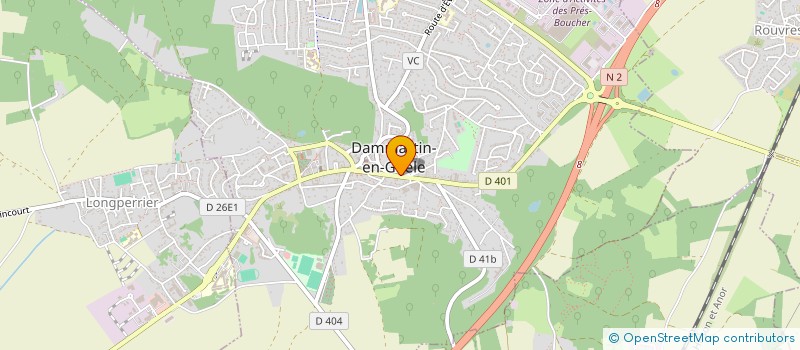 localisation de l'entreprise SCI DELAMBRE  DAMMARTIN-EN-GOELE