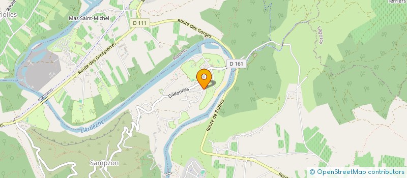 localisation de l'entreprise SCI DELAMBRE  SAMPZON